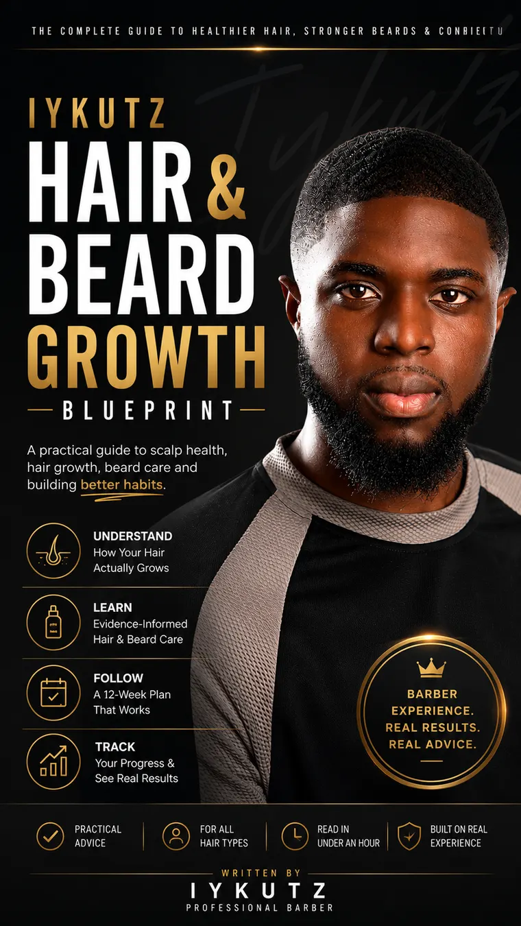 Cover of the IYKUTZ Hair & Beard Growth Blueprint